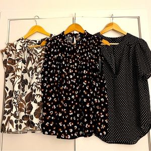 Set of Three Ann Taylor Tops M